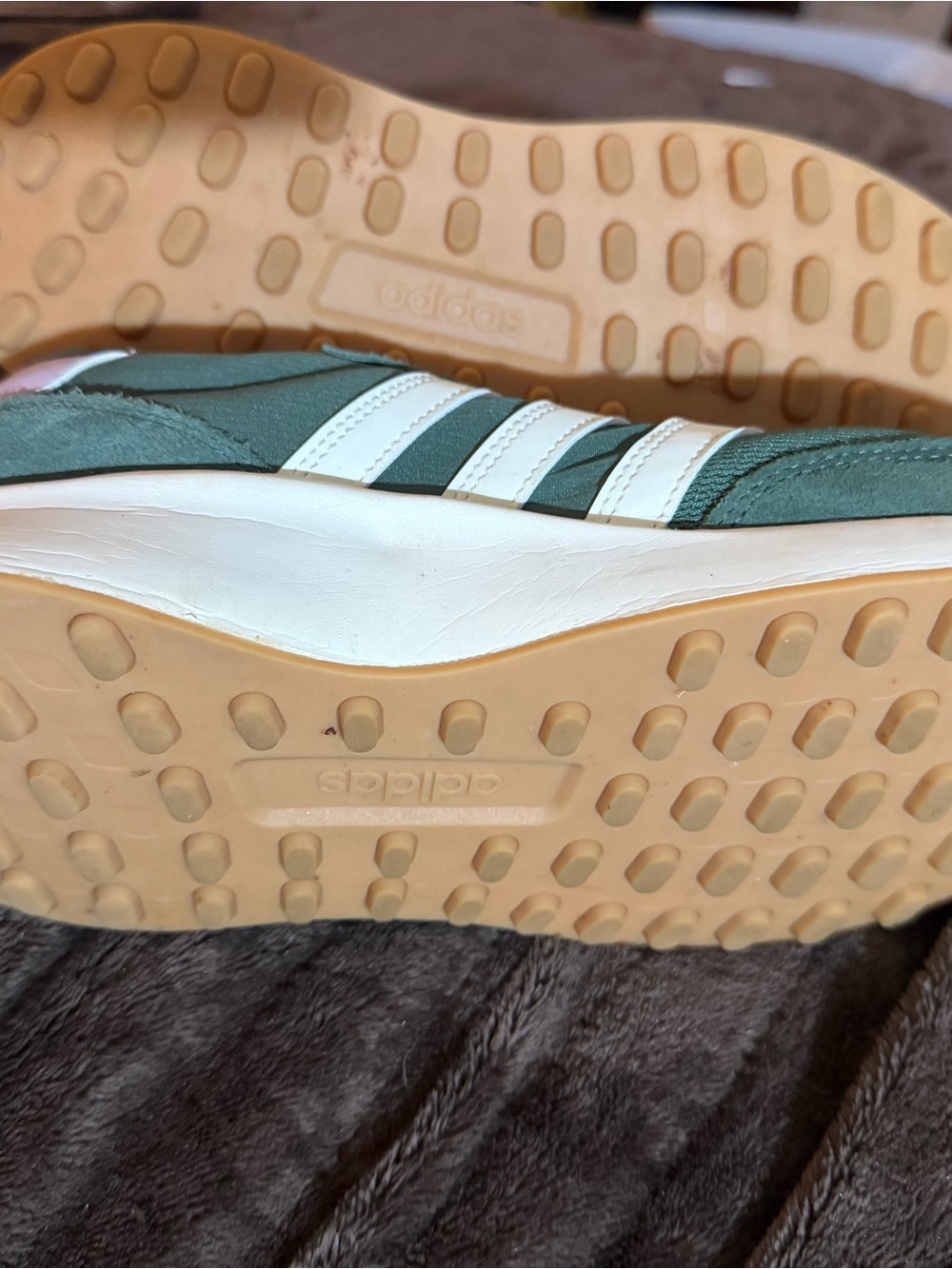 Adidas Sz 9 Men/10.5 Women/Retro Green-Casual Running Shoes-Excellent Condition - Picture 4 of 11